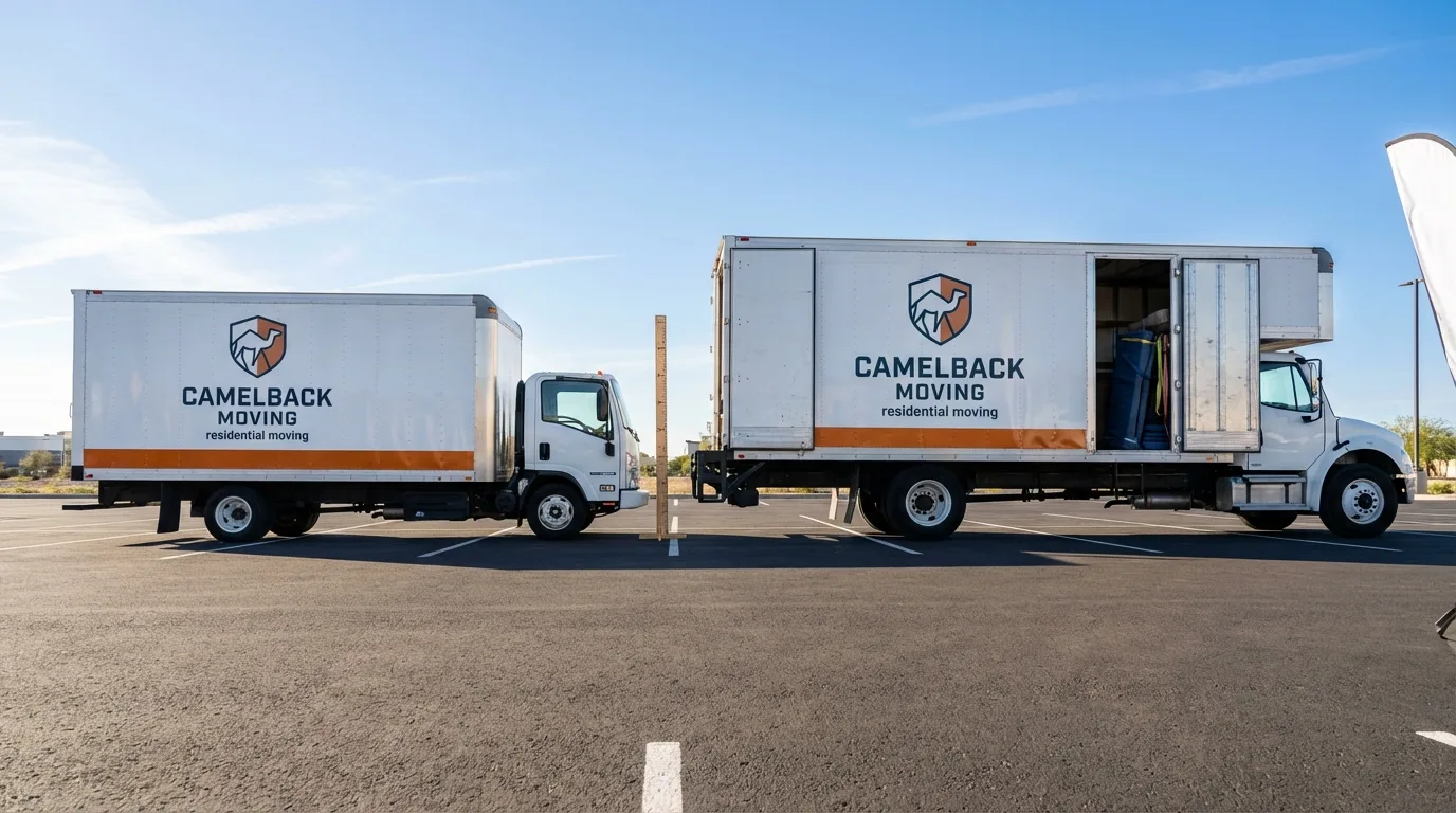 Moving truck size capacity guide in Miller Place